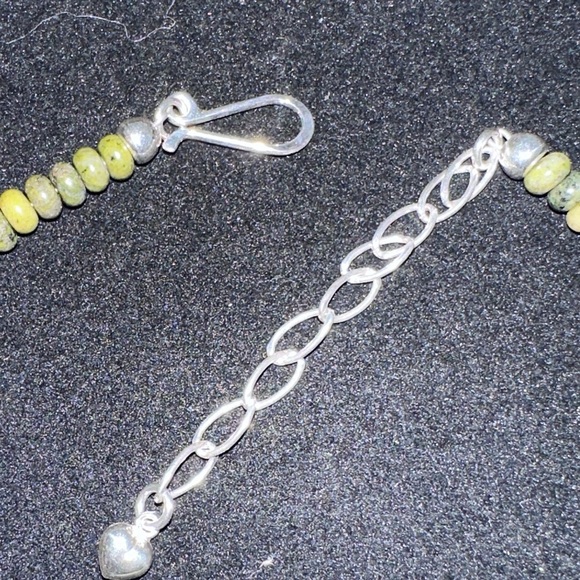 Forest Night Green epidote bead necklace by Jay King - Picture 10 of 14